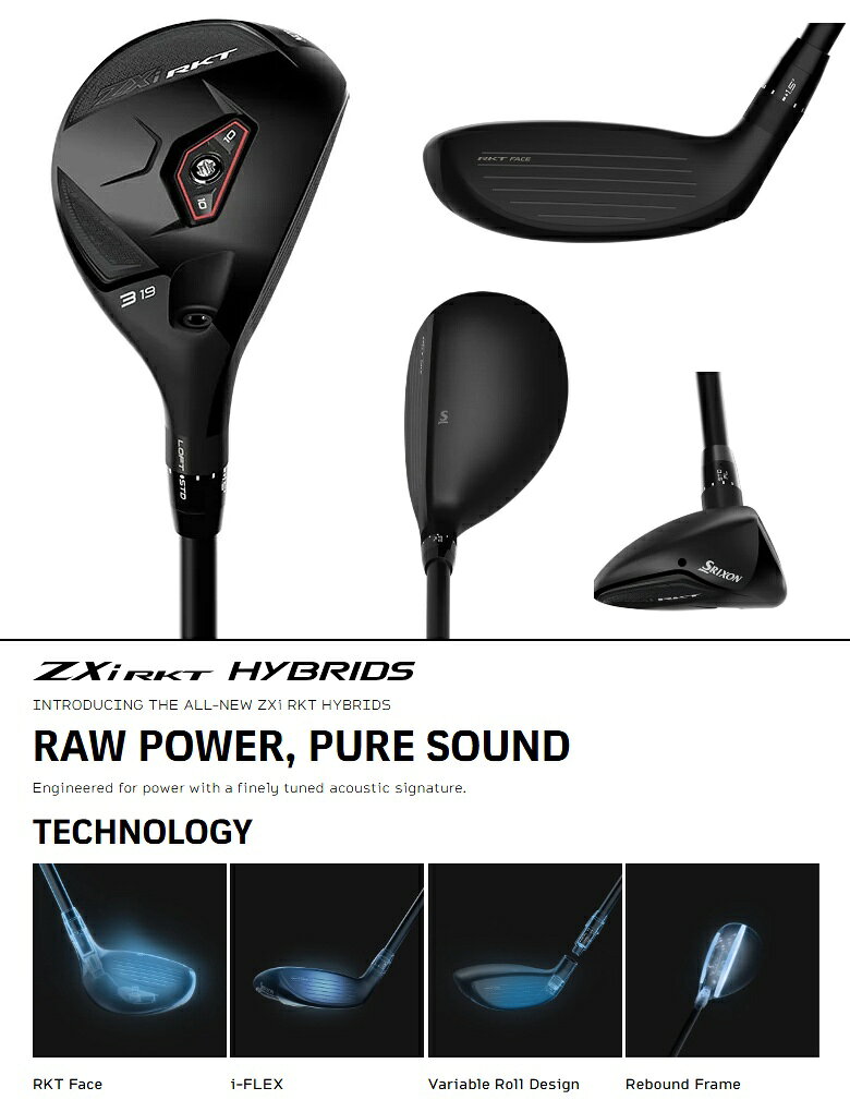 Srixon Women's ZXi RKT Hybrid US スリクソン レディース ZXi RKT ハイブリッド