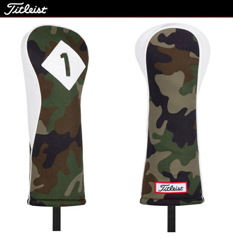 Titleist Camo Collection Driver Leather Golf Club Headcover タイトリスト カモ コレクション ドライバー ヘッドカバー