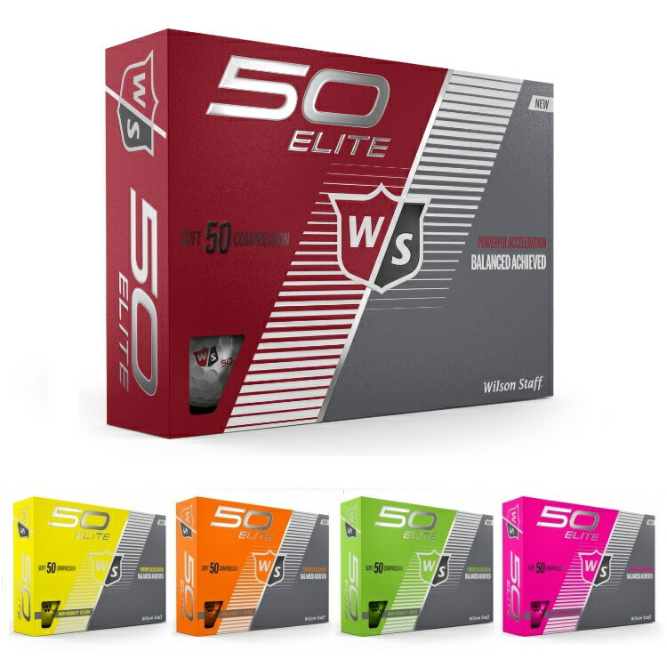 Wilson Staff Fifty Elite Golf Balls ウィルソ