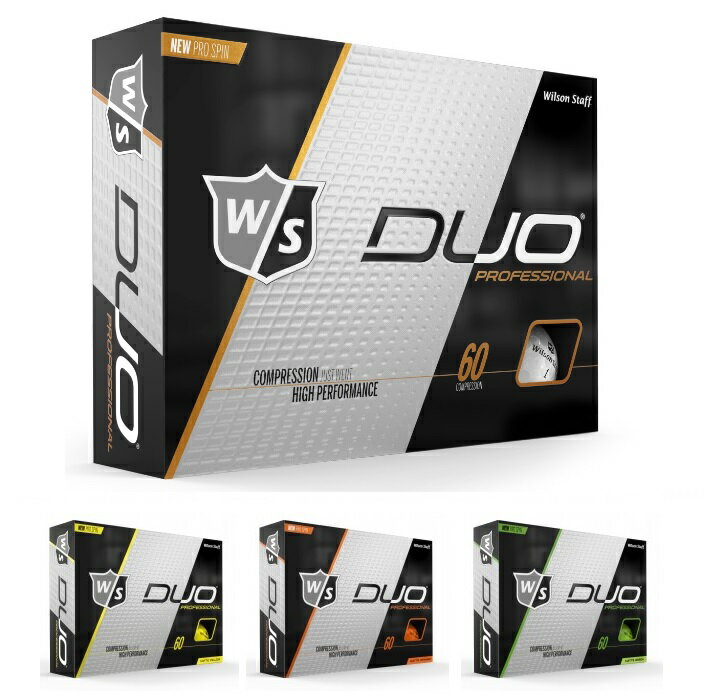 Wilson Staff Duo Pro Golf Ball ウィルソン スタッフ デュオ プロ ゴルフボール 1ダース