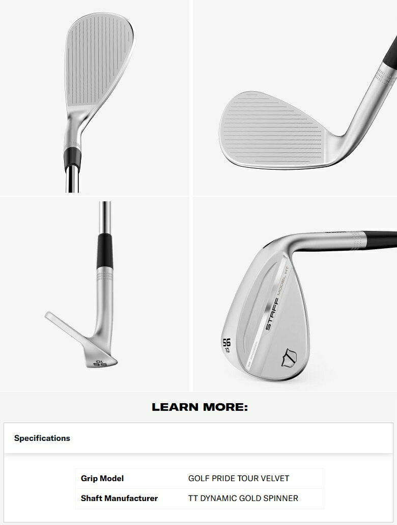 Wilson Staff Staff Model ZM HT Wedge ウィルソン スタッフ スタッフ モデル ZM HT ウェッジ メーカーカスタムシャフトモデル