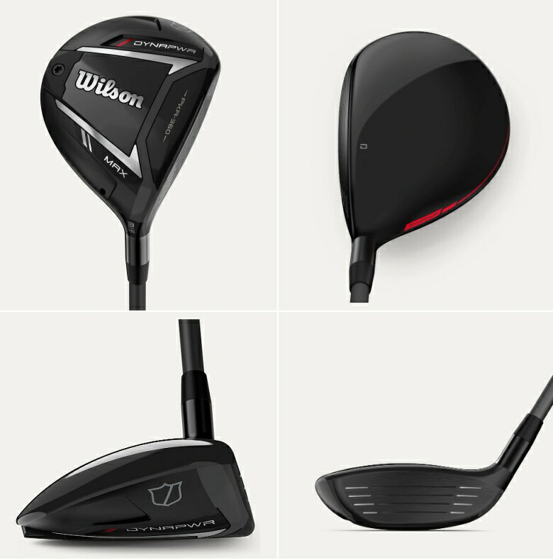【レフティモデル】Wilson Staff Dynapwr Max Fairway Wood ウィルソン スタッフ ダイナパワー マックス フェアウェイウッド メーカーカスタムシャフトモデル