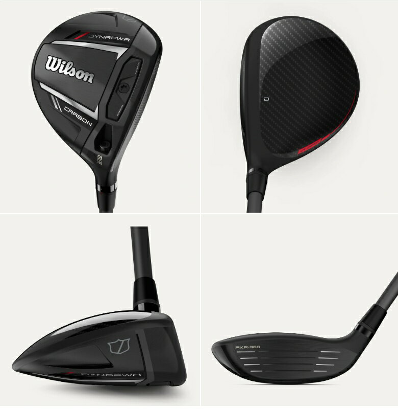 【レフティモデル】Wilson Staff Dynapwr Carbon Fairway Wood ウィルソン スタッフ ダイナパワー カーボン フェアウェイウッド メーカーカスタムシャフトモデル