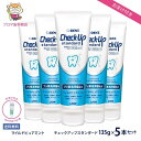 【おまけ付き】 ライオン デント チェックアップ スタンダード 135g×5本セット マイルドピュアミント 送料無料 歯磨き粉