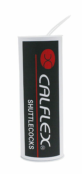 訳あり パッケージダメージ有 CALFLEX カルフレックス プラシャトルコック 4個入 サクライ貿易 (SAKURAI) PS-01 (バドミントン シャトル...