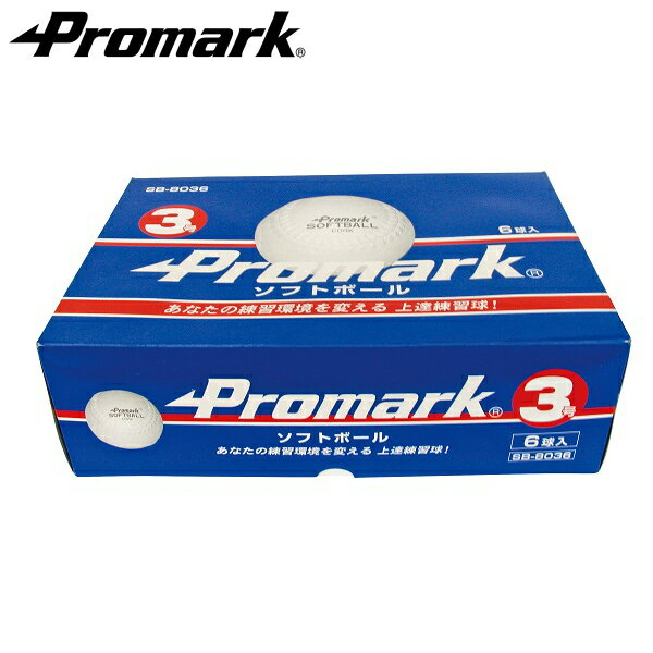 PROMARK プロマーク 練習用 ソフトボール 3号球 中