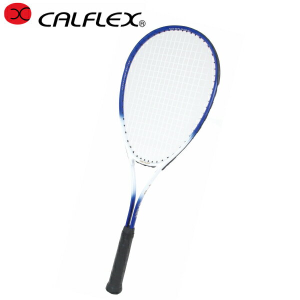 楽天スーパーSALE CALFLEX カルフレックス 軟式 ソフトテニスラケット v-6WH×BL (テニス用品 テニス ラケット 軟式テ…