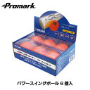 ボール PROMARK プロマーク パワースイングボール6個入り HTB-60 (野球 練習 ボール 重いボール パワーボール トレーニングボール 鉄粉入り)
