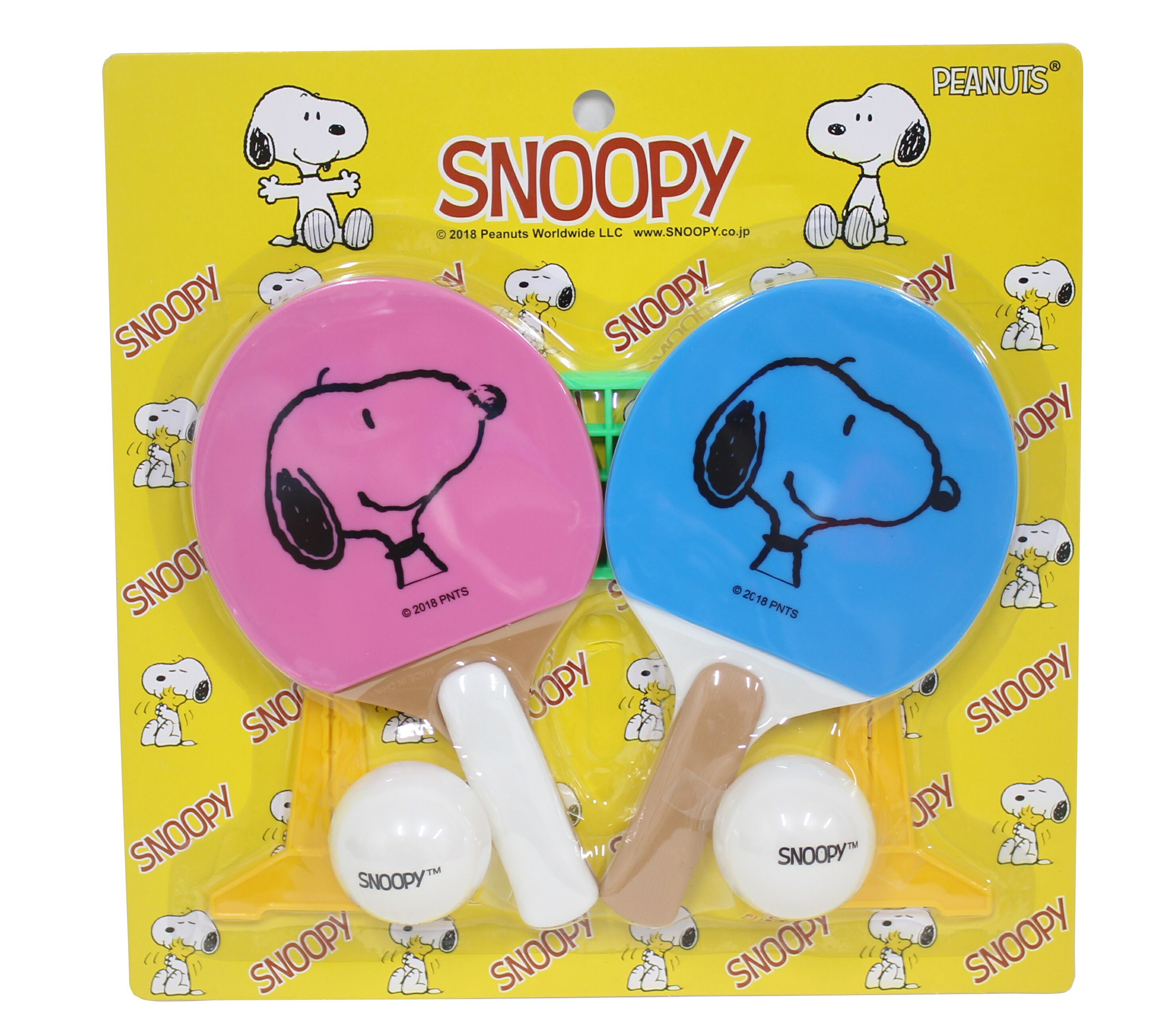 SNOOPY スヌーピー ミニ 卓球 セット SN-107 (スヌーピー 卓球 ピンポン おもちゃ 子供 子ども 遊び 家族 室内) クーポン発行中