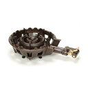 タチバナ 鋳物ガスコンロ TS-515 バーナー・下枠セット 二重羽根付・種火なし 穴あきタイプ