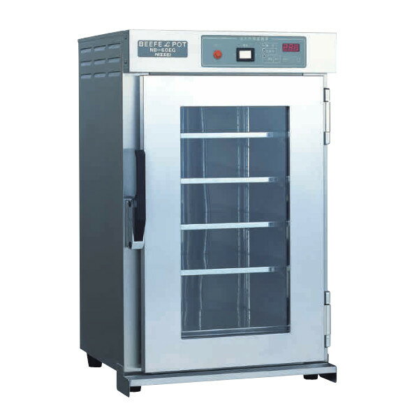 ニッセイ 遠赤外線温蔵庫 NB-60EG ガラス扉 庫内容量 60L 庫内温度65℃～90℃ 電子式サーモスタット