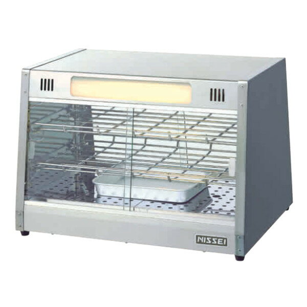 ニッセイ ホットショーケース NH-502 オールステンレス 温度調節：65℃～80℃ 可変サーモスタット