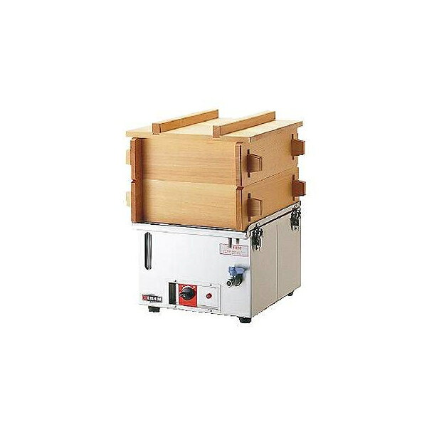 各種蒸し物の調理に!!　角セイロは内寸33cmまで、3段で使用できます。（標準2段仕様）M-11は手動給水蒸し器です。温度調節はカスタムスイッチ2段切替式空だき防止付。☆納期に多少のお時間が掛かる場合がございます。御相談下さい。メーカー：エイシンサイズ：390×D400×H270mm電源：単相100V消費電力：1.5kW温度調節：2段切替式水量：約11L重量：12kg※角セイロは別売です。＊適合する角セイロは下記商品となります。角セイロ (サワラ材) 30cm★「送料無料（北海道、沖縄県、離島、一部地域は除く）」ですが、玄関渡しとなります。（北海道、沖縄県、離島の場合は、別途送料が発生致します。予め、ご了承下さい。）　角セイロは別売です。 &nbsp; &nbsp; ☆納期に多少のお時間が掛かる場合がございます。 御相談下さい。