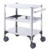 両面棚 ワゴンキャスター付 F6X-A 3段 W600×450