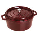 staub ストウブ ピコ ココット 丸 28cm IH対応 グレナディンレッド