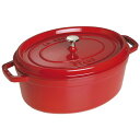 staub ストウブ ピコ ココット 楕円 31cm IH対応 ブラック