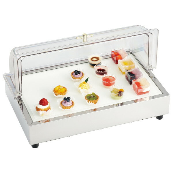 TAIJI タイジ クールプレート CP-520GWC ガラストップ ドームカバー／ホワイト仕様 555×350×H300