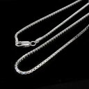 高品質!シルバー925ネックレスチェーン ベネチアン 線径2.0mm 40cm・45cm・50cm・60cm/メッキ/コーティング/シルバー/チェーン/鎖/銀/...