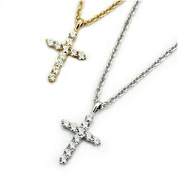 スワロフスキー クロス ネックレス