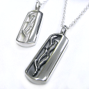 ペア割引シルバー925 葉のデザインペンダント/楽ギフ_包装