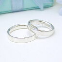 刻印対応/ペア割引シルバー925 平打ち 3mm ペアリング結婚指輪・マリッジリング(173005_p)刻印可能 楽ギフ_包装