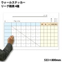 特大作戦ボードウォールステッカー リーグ戦表 4種 [受注生産] 533×800mm[送料無料 作戦盤 プレゼント ギフト お礼 …