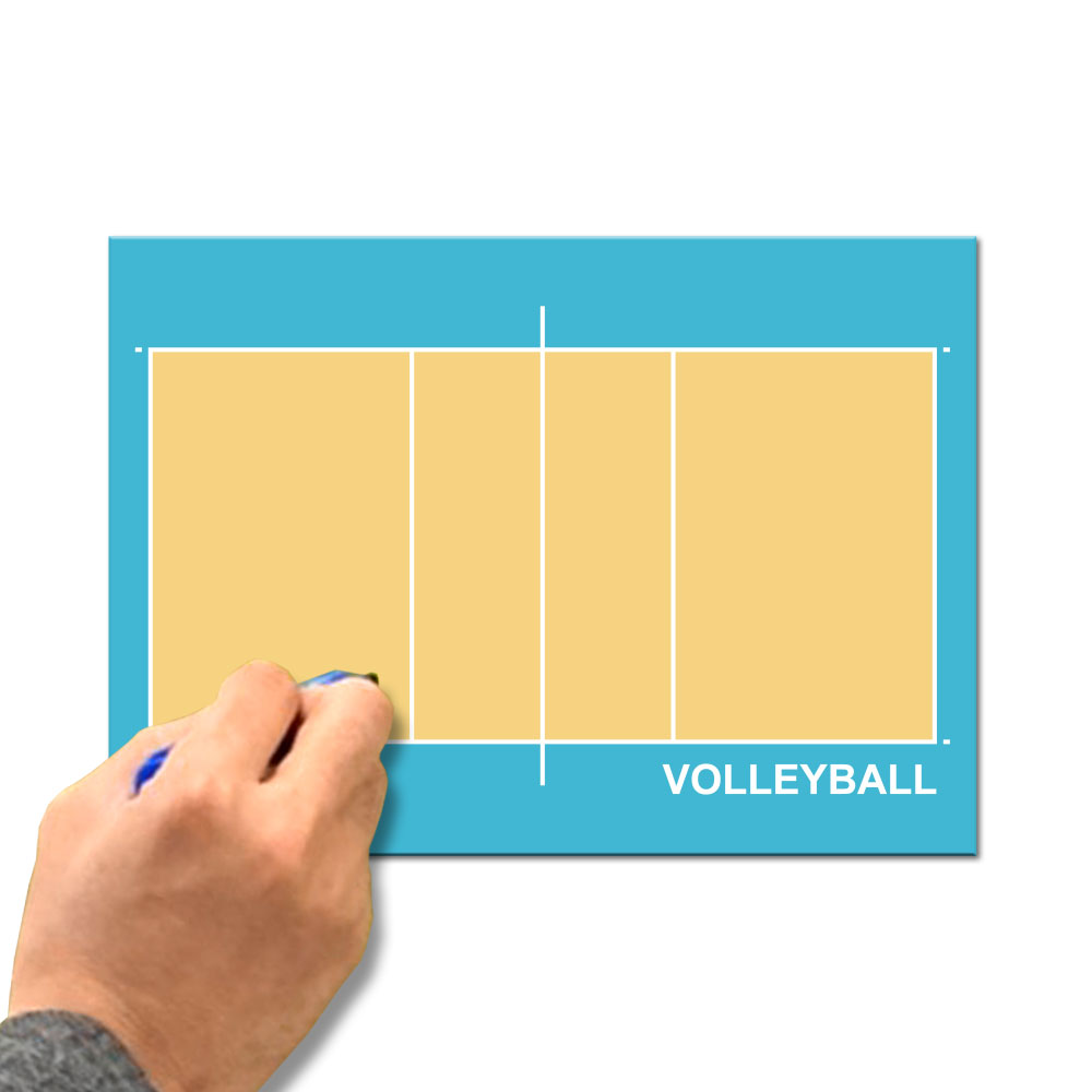 バレーボール 作戦ボード コーチングボード マグネットシート A4 200x280mm 日本製[マグネットボード 戦略 作戦盤 作戦版 作戦 ボード プレゼント...