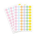 【最大100%Pバック 4/25限定】Φ10mm シール カラフル ボール バレー 54個付×3枚[色紙 手帳 スケジュール バレー部 バレーグッズ プレゼント...