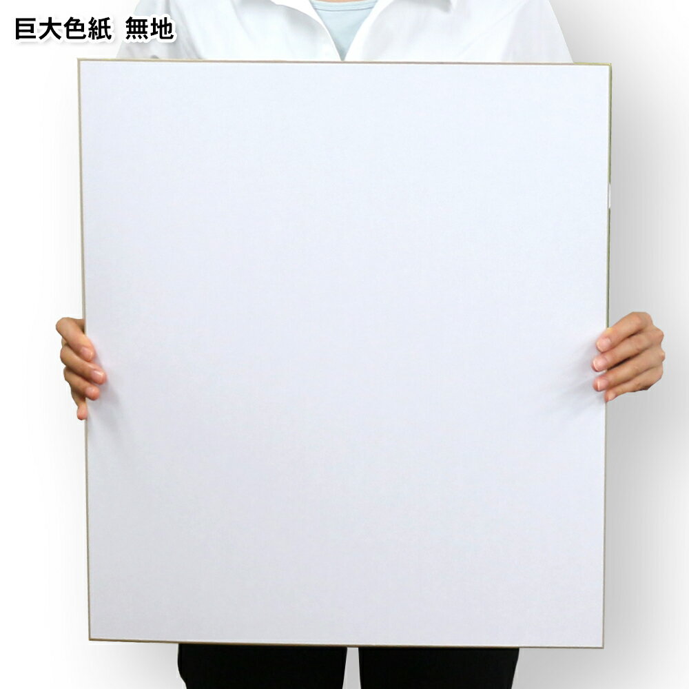 巨大色紙 544x484mm 日本製 特大色紙 白色 大人数寄せ書き用[送料無料 色紙 寄せ書...