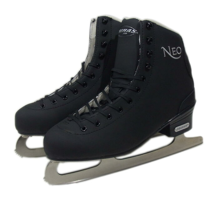 【初回研磨無料】ZAIRAS（ザイラス）　フィギュアスケート靴　NEO F-350　ブラック(黒）
