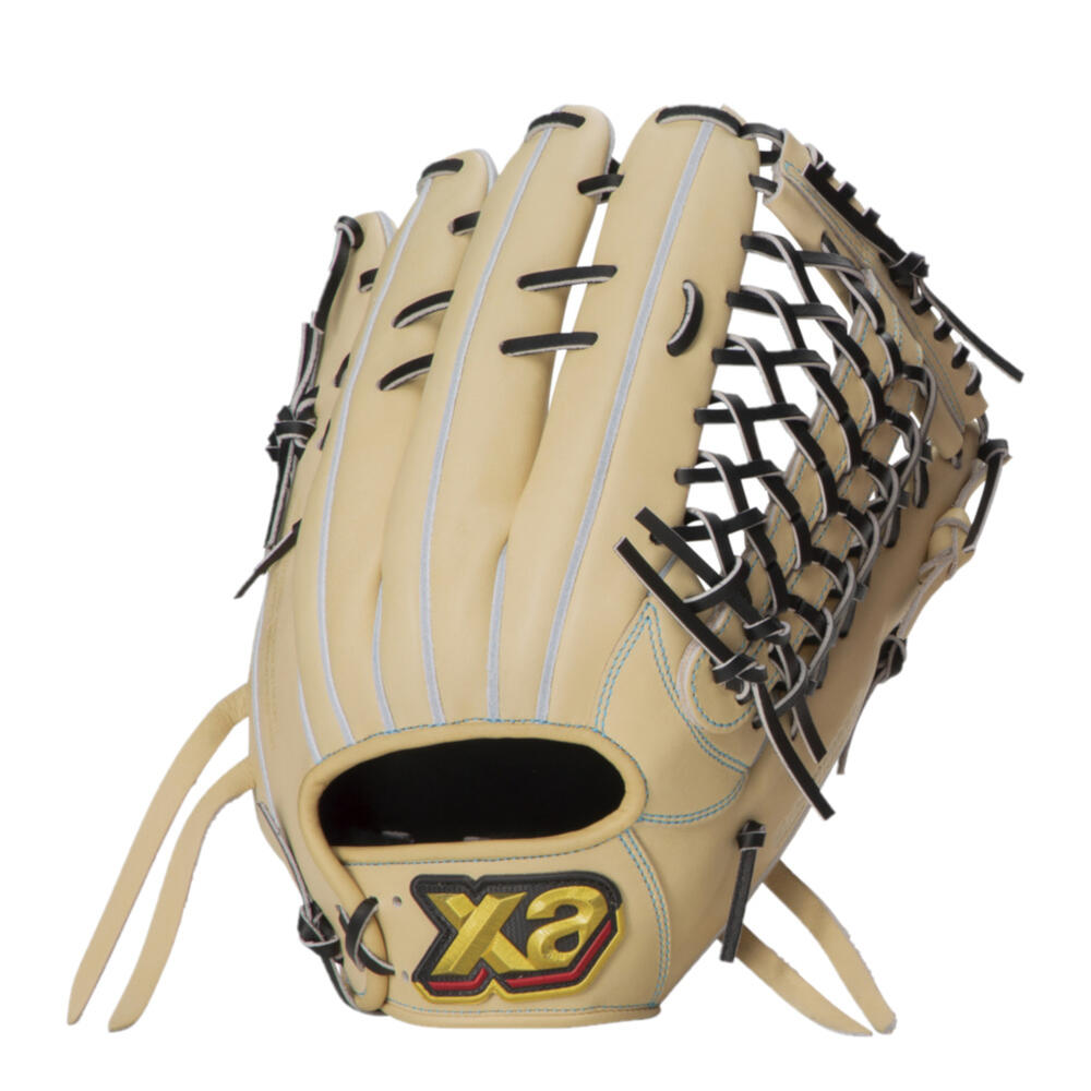 Xanax(ザナックス)　一般硬式用グラブ　トラスト　外野手用　右投げ用　（C9490）クリームブラウン×ブラック　BHG24HG1T