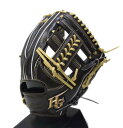 HI-GOLD(ハイゴールド) 一般軟式用グラブ 己極 三塁手・オールポジション用 右投げ用 SRダークブラウン OKG-6105(4)