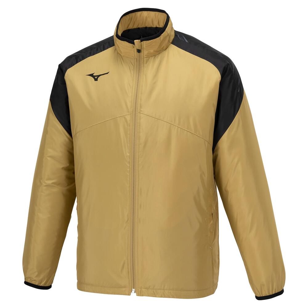 mizuno（ミズノ）　中綿 ウォーマージャケット　（49）サンドベージュ　P2MEA520 　[サッカー/フットサルウェアー](4)
