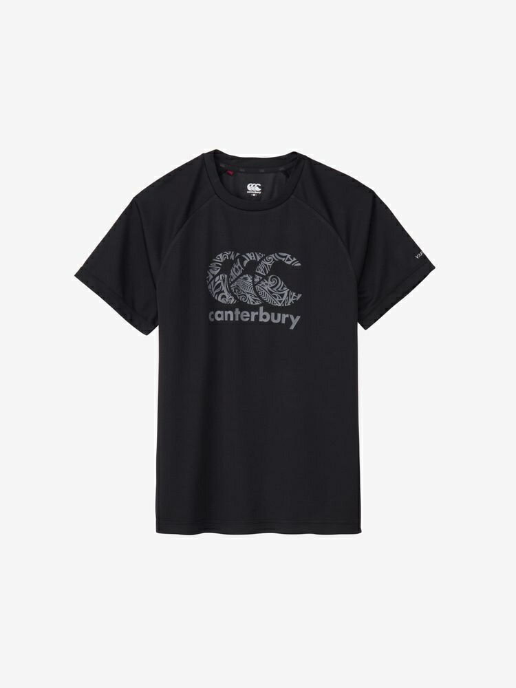 CANTERBURY（カンタベリー）　トレーニングティー(メンズ)　ブラック　RG325006　[ラグビー/ウェアー]