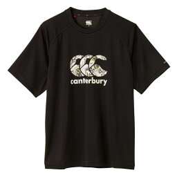 canterbury(カンタベリー)　トレーニングティ　（トレーニングTシャツ）　（19）ブラック　RG32762　[ラグビー/ラグビーウェアー]