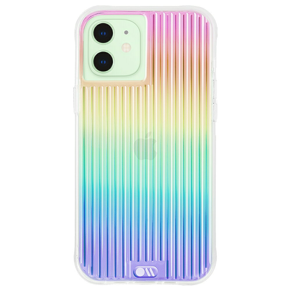 Rakuten - 【あす楽、土日、祝日発送】【送料無料】Case-Mate iPhone 12 mini Tough Groove Iridescent【iPhone 12 mini対応】