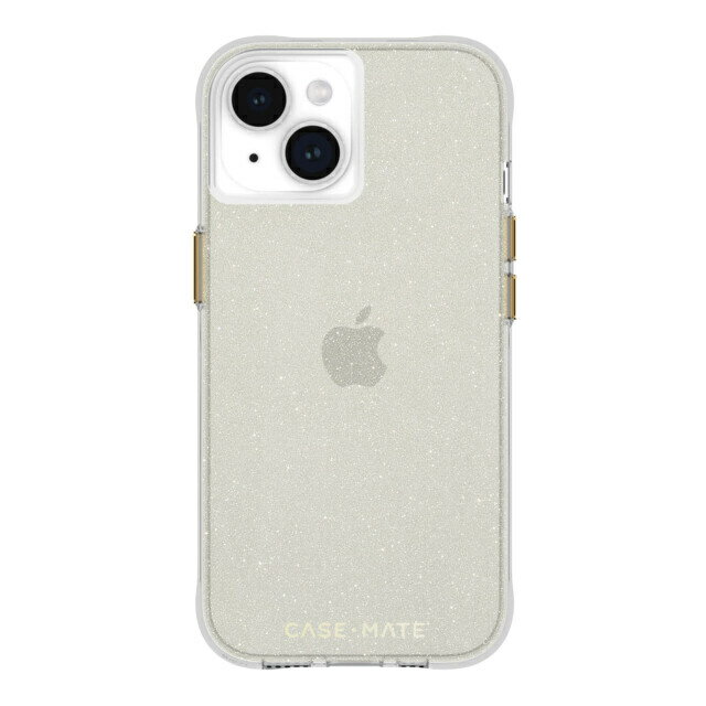 【4日20時からポイントUP! スーパーSALE あす楽発送】Case-Mate キラキラのクリスタル iPhone 15/14/13 共用 Sheer Crystal-Champagne Gold Antimicrobial 抗菌仕様 0840171728293 CM051336