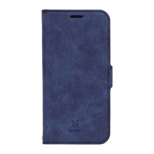 【あす楽 土日 祝日発送】NATURAL design iPhone14 Plus専用手帳型ケース Style Natural Blue 4573491417221