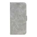 NATURAL design iPhone14 Pro Max/iPhone13 Pro Max兼用手帳型ケース Style Natural Gray 4573491417641