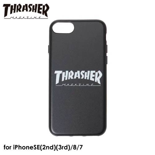 THRASHER HOME TOWN Logo Hybrid IML Back Case BLK/WHTスラッシャー アイフォンケース iphoneケース 背面ケース スマホケース ストリート ブランド MAG 4589676562495