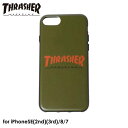 【あす楽 土日 祝日発送】THRASHER HOME TOWN Logo Hybrid IML Back Case OLV/ORG【iPhone SE(第2世代)(第3世代)/8/7対応】スラッシャー アイフォンケース iphoneケース 背面ケース スマホケース ストリート ブランド MAG 4589676562501