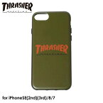 【21日20時からポイントUP!お買い物マラソン あす楽発送】THRASHER HOME TOWN Logo Hybrid IML Back Case OLV/ORG【iPhone SE(第2世代)(第3世代)/8/7対応】スラッシャー アイフォンケース iphoneケース 背面ケース スマホケース ストリート ブランド MAG 4589676562501