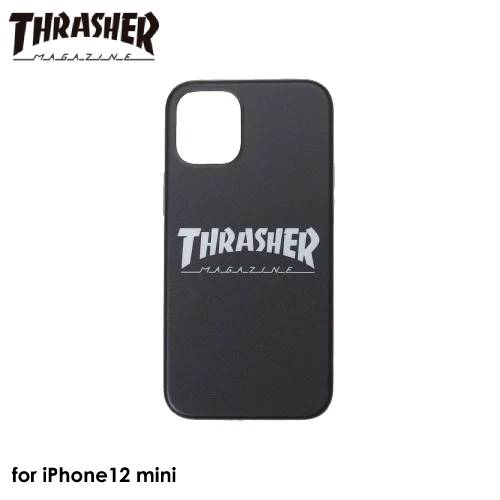 THRASHER HOME TOWN Logo Hybrid IML Back Case BLK/WHTスラッシャー iPhoneケース アイフォンケース iphoneケース 背面ケース メンズ レディース スマホケース ブラック 4589676562518