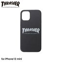 【あす楽 土日 祝日発送】THRASHER HOME TOWN Logo Hybrid IML Back Case BLK/WHT【iPhone 12 mini対応】スラッシャー iPhoneケース アイフォンケース iphoneケース 背面ケース メンズ レディース スマホケース ブラック 4589676562518