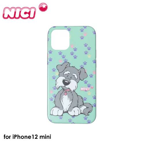 Rakuten - 【あす楽、土日、祝日発送】【送料無料】NICI Hybrid Back Case Schnauzer 【iPhone 12 mini対応】スマホケース 背面型ケース シュナウザー ニキ アイフォンケース 犬 いぬ 可愛い かわいい 人気 マスコット アニマル 動物 ギフト