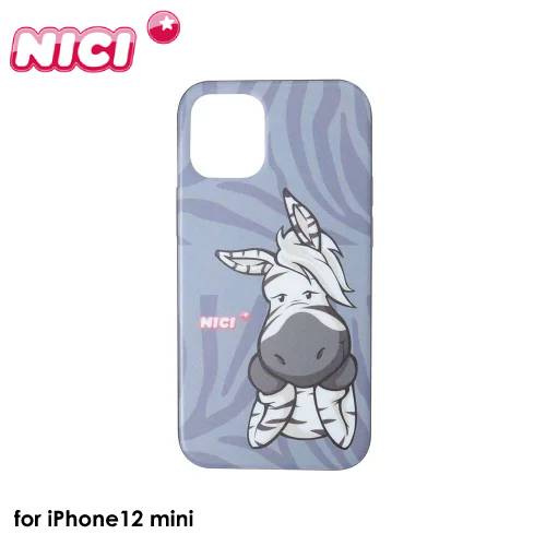 Rakuten - 【あす楽、土日、祝日発送】【送料無料】NICI Hybrid Back Case Zebra【iPhone 12 mini対応】iphoneケース スマホケース 背面型ケース ゼブラ ニキ アイフォンケース しまうま 可愛い かわいい 人気 マスコット アニマル 動物