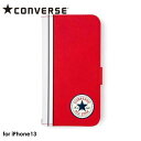 【あす楽 土日 祝日発送】CONVERSE Uncle Patch Stripes Book Type Case RED【iPhone 13対応】アイフォンケース iphoneケース 手帳型ケース スマホケース コンバース オールスター CANVAS ALL STAR 4589676563768