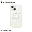 【あす楽、土日、祝日発送】CONVERSE College Logo Hybrid Clear Back Case WHITE【iPhone 13mini対応】アイフォンケース iphoneケース..