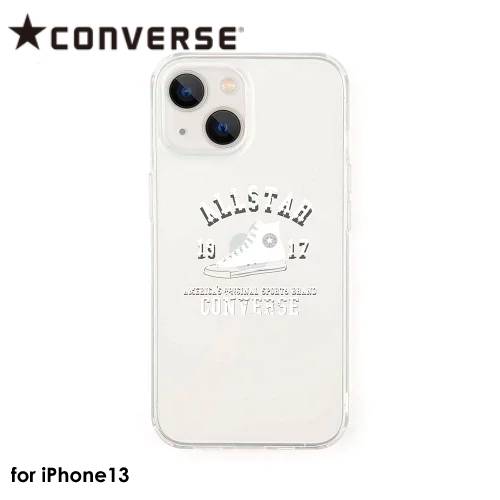 【あす楽 土日 祝日発送】CONVERSE College Logo Hybrid Clear Back Case WHITE【iPhone 13対応】アイフォンケース iphoneケース ホワイト 背面型ケース スマホケース コンバース オールスター…