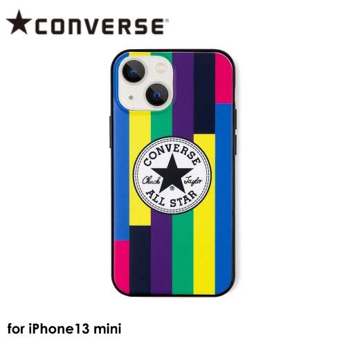 Rakuten - 【あす楽、土日、祝日発送】【送料無料】CONVERSE Circle Logo Hybrid IML Back Case RAINBOW【iPhone 13 mini対応】アイフォンケース 背面型ケース スマホケース ストリート コンバース キャンバス オールスター CANVAS ALL STAR